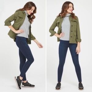 SPANX Jean-ish High Rise High Waist Leggings Dark Size Large